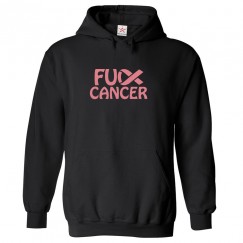 Fuck Cancer Classic Unisex Kids and Adults Pullover Hoodie For Cancer Awareness